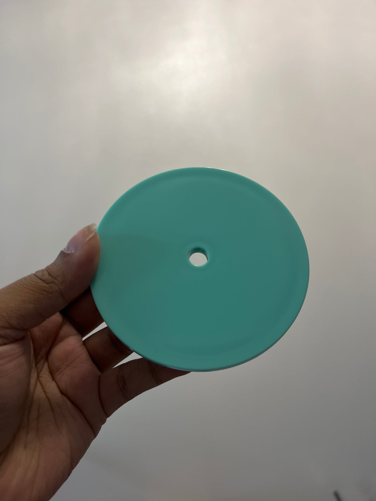 Coloured Acrylic Lid + Matching Straw - 24oz Snow-globes