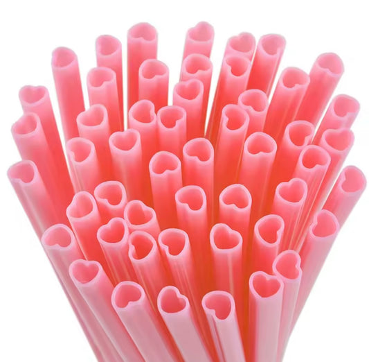 Heart Shaped Straws