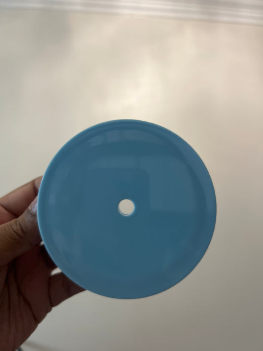 Coloured Acrylic Lid + Matching Straw - 24oz Snow-globes