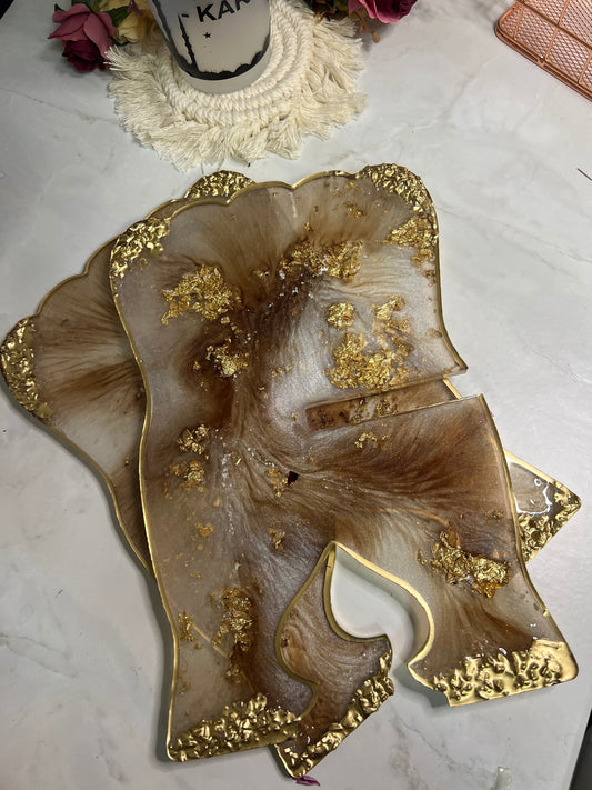 Custom Marbled + Stoned Resin Book Stand/Quran Stand| marble effect | reading | bespoke designs | Islam | Eid | Ramadan | gift present