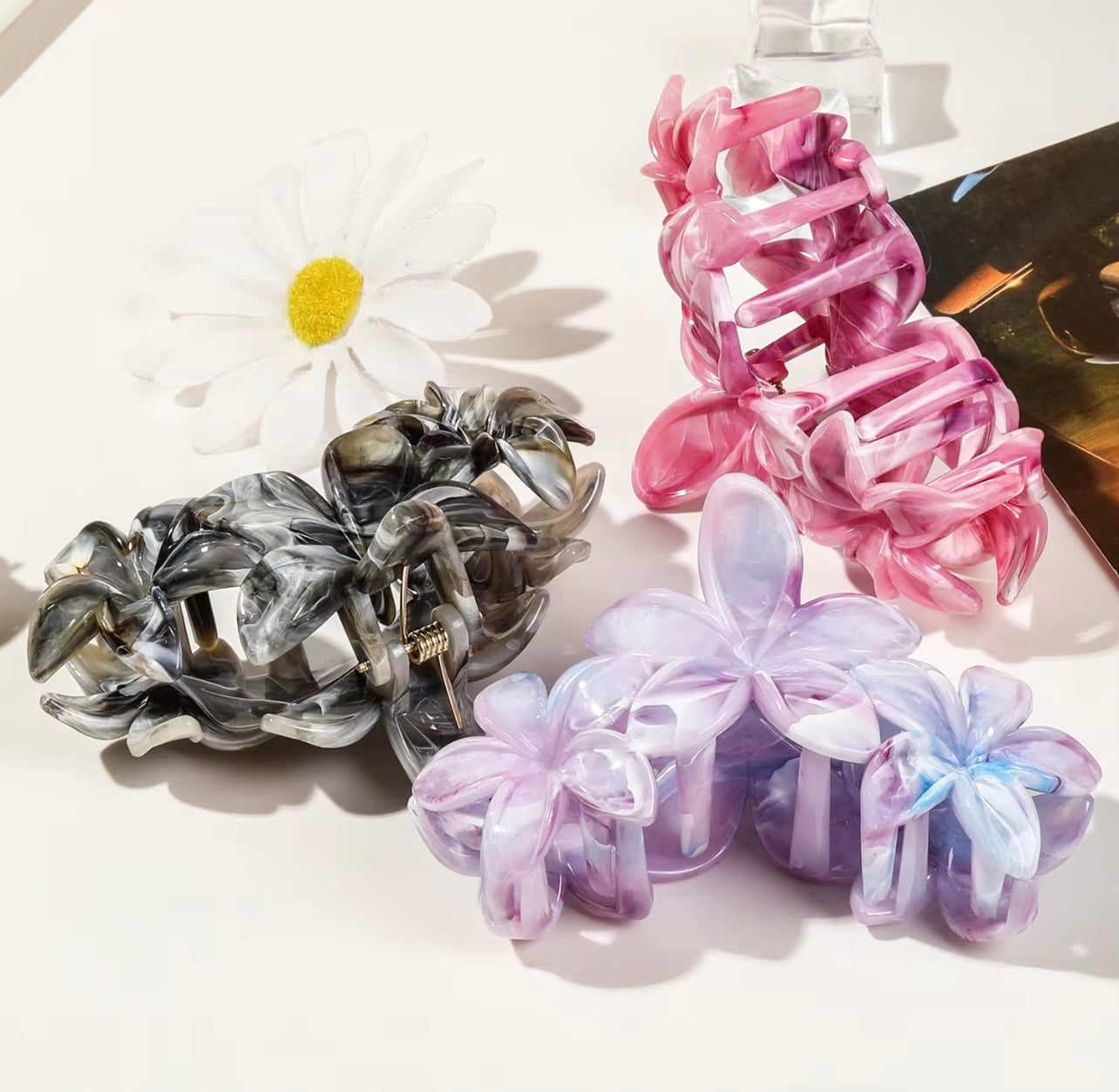 Triple Flower Clip