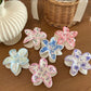 Patterned Flower Clip