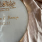 Round Floral Ring Plate | Wedding Plate | Nikkah Plate