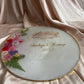 Round Floral Ring Plate | Wedding Plate | Nikkah Plate