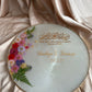 Round Floral Ring Plate | Wedding Plate | Nikkah Plate