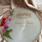 Round Floral Ring Plate | Wedding Plate | Nikkah Plate