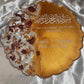 Large Round custom resin ring plate with two ring holders | Nikkah | Wedding | Personalise | Gift | Bespoke | Luxury | Home | Vanity Tray